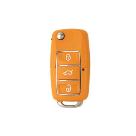 TELEMANDO KEYDIY KDB03 3 BOTONES TIPO VAG AMARILLO