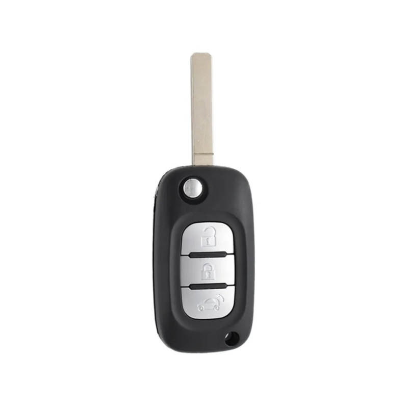 CARCASA MANDO PLEGABLE SMART 3 BOTONES VA6