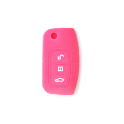 FUNDA MANDO PLEG. FORD ROSA 3 BOTONES