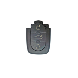 CARCASA MANDO PLEGABLE AUDI 3 BOTONES PILA GRANDE