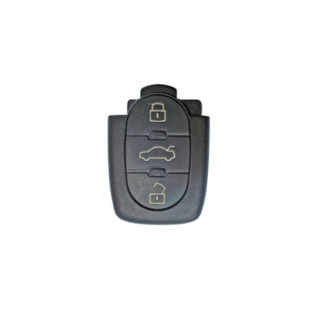 CARCASA MANDO PLEGABLE AUDI 3 BOTONES PILA GRANDE
