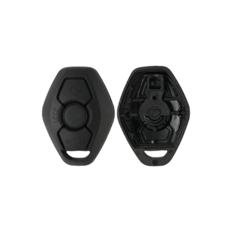 CARCASA MANDO FIJO BMW EWS 3 BOTONES ROMBO HU58