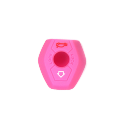 FUNDA MANDO FIJO BMW ROSA 3 BOTONES