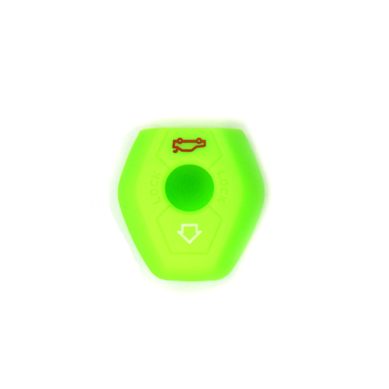 FUNDA MANDO FIJO BMW VERDE  3 BOTONES