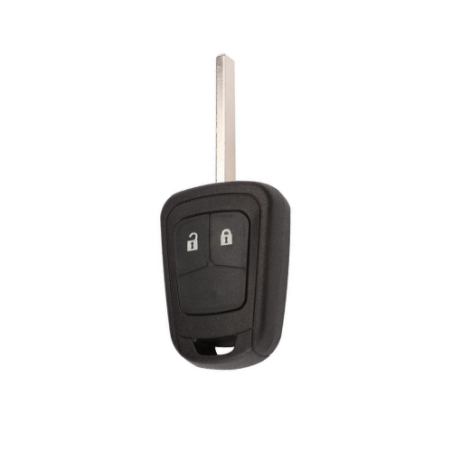 CARCASA MANDO FIJO CHEVROLET 2 BOTONES HU100