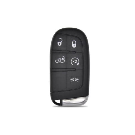 CARCASA TELEMANDO KEYLESS JEEP 5 BOT  SIP22