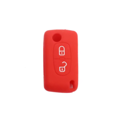 FUNDA MANDO CITROEN/PEUGEOT ROJO 2 BOTONES