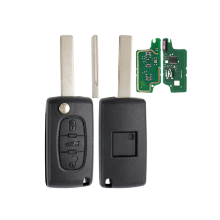 TELEMANDO PLEG FIAT SCUDO 2007> ID46  3 BOTONES