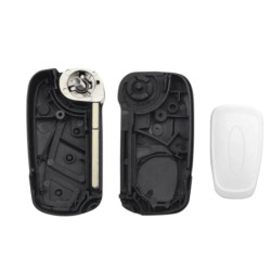 CARCASA MANDO PLEGABLE FORD KA 3 BOTONES