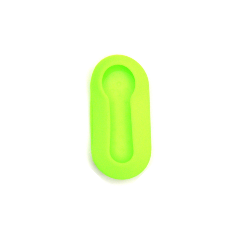 FUNDA MANDO FIAT/PSA VERDE 3 BOTONES