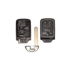 CARCASA TELEMANDO KEYLESS CROMADO HONDA 2 BOTONES