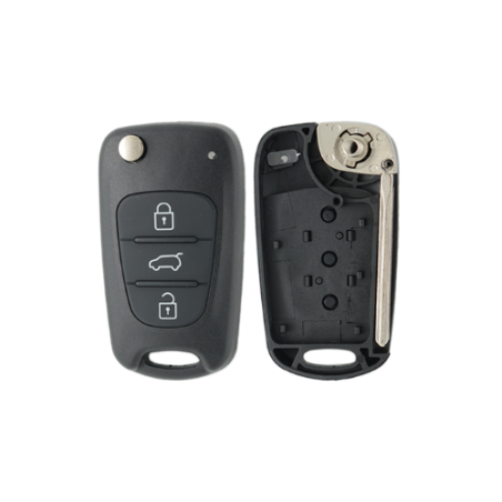 CARCASA PLEG. HYUNDAI/KIA 3 BOTONES