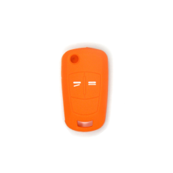 FUNDA MANDO PLEG OPEL NARANJA 2 BOTONES
