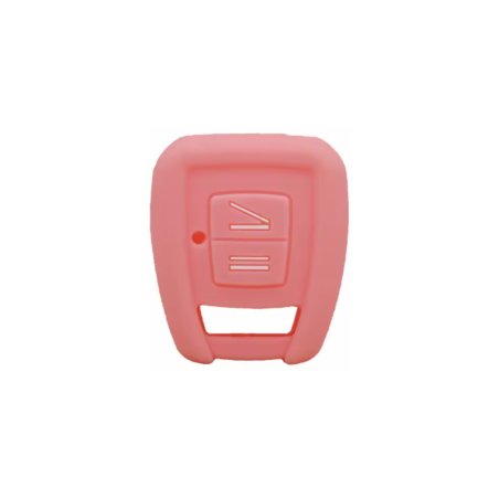 FUNDA MANDO FIJO OPEL ROSA 2 BOTONES