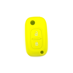 FUNDA MANDO PLEGABLE RENAULT VERDE 2 BOTONES