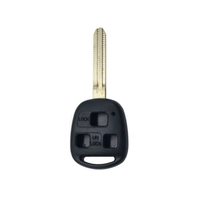 CARCASA MANDO FIJO TOYOTA 3 BOTONES TOY43