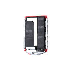 CARCASA TELEMANDO KEYLESS VOLVO 4 BOTONES ROJO