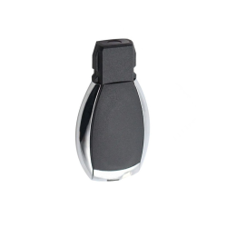 CARCASA MANDO MERCEDES KEYLESS 2 BOTONES CROMADA