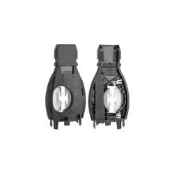 CARCASA MANDO KEYLESS MERCEDES 2 BOTONES CROMADA