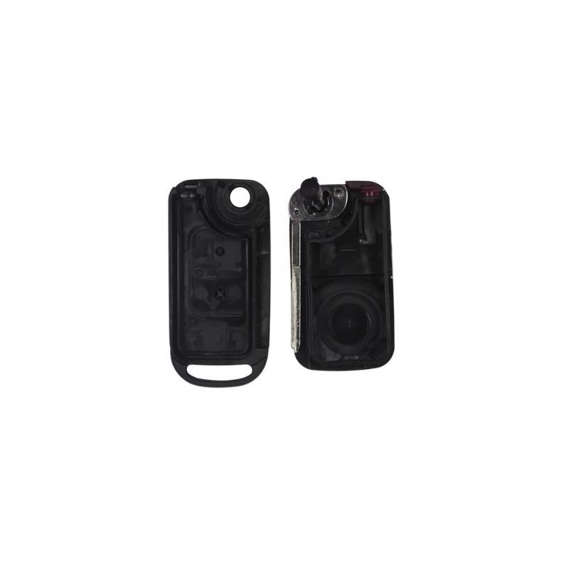 CARCASA MANDO PLEGABLE MERCEDES 2 BOTONES HU64
