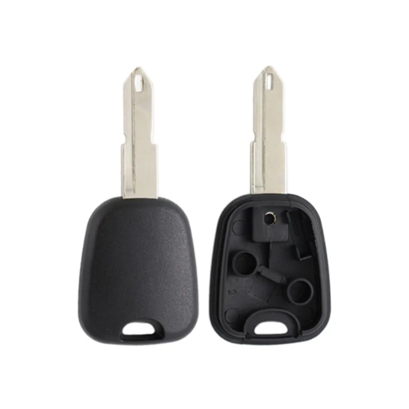 LLAVE PARA TRANSPONDER PEUGEOT 206 CUADRADA  NE73