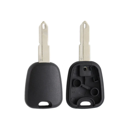 LLAVE PARA TRANSPONDER PEUGEOT 206 CUADRADA  NE73