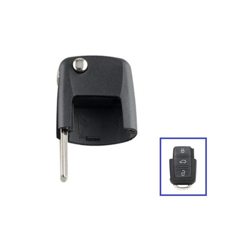 LLAVE PARA MANDO PLEG VAG  HU66  SIN TRANSPONDER