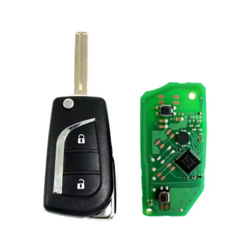 TELEMANDO PLEGABLE TOYOTA AYGO 2014> 2 BOT TOY48