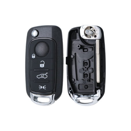 CARCASA MANDO PLEGABLE FIAT TIPO 4 BOTONES