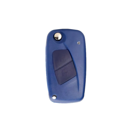 CARCASA MANDO PLEG FIAT  2 BOT PILA LATERAL  AZUL