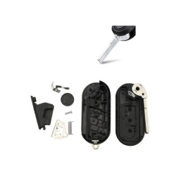 CARCASA MANDO PLEG FIAT 500 3 BOT PILA LAT. MALETA